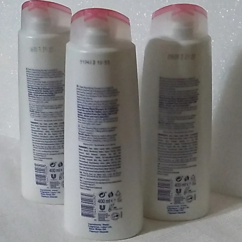 Dove Nourishing Glowing Rituals Shampoo 3 bottles 13.52 oz each
